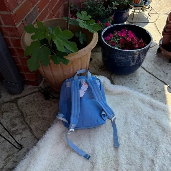 June Shine Insulated Cooler Backpack in Blue - Picture 3 of 7